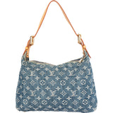 Louis Vuitton Denim Monogram Baggy PM Shoulder Bag