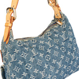 Louis Vuitton Denim Monogram Baggy PM Shoulder Bag