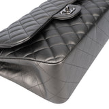 Chanel Quilted Lambskin Jumbo Double Flap Crossbody Bag