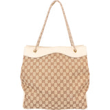 Gucci GG Monogram Leather String Shoulder Bag