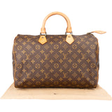 Louis Vuitton Canvas Monogram Speedy 35 Handbag