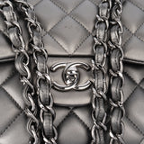 Chanel Quilted Lambskin Jumbo Double Flap Crossbody Bag
