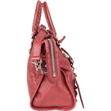 Balenciaga Red Leather City Handbag