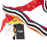 Fendi Multicolor Silk Scarf Tuch
