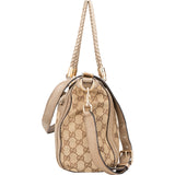 Gucci GG Monogram Bamboo Shoulder Bag