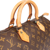 Louis Vuitton Canvas Monogram Speedy 35 Handbag