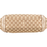 Gucci GG Monogram Bamboo Shoulder Bag