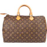 Louis Vuitton Canvas Monogram Speedy 35 Handbag