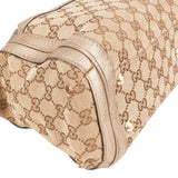 Gucci GG Monogram Bamboo Shoulder Bag