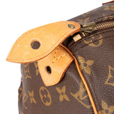 Louis Vuitton Canvas Monogram Speedy 35 Handbag