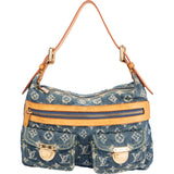 Louis Vuitton Denim Monogram Baggy PM Shoulder Bag