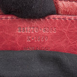 Balenciaga Red Leather City Handbag