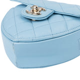 Chanel Quilted Lambskin Mini Love Heart Crossbody Bag