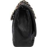 Chanel Quilted Lambskin Maxi Single Flap Crossbody Bag