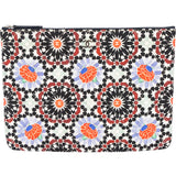 Chanel Quilted Canvas Mosaic Print Clutch - vintageandkickz