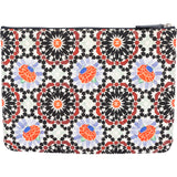 Chanel Quilted Canvas Mosaic Print Clutch - vintageandkickz