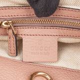 Gucci Pink Leather GG Soho Shoulder Bag