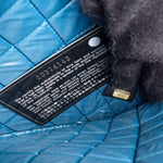 Chanel Quilted Canvas Mosaic Print Clutch - vintageandkickz