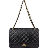 Chanel Quilted Lambskin Maxi Single Flap Crossbody Bag