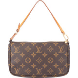 Louis Vuitton Canvas Monogram Pochette Accessoire Handbag