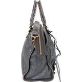 Balenciaga Grey Leather City Handbag