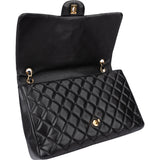 Chanel Quilted Lambskin Maxi Single Flap Crossbody Bag