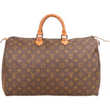 Louis Vuitton Canvas Monogram Speedy 40 Handbag - vintageandkickz