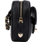 Chanel Quilted Lambskin Mini Heart Love Bumbag Crossbody Bag