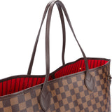 Louis Vuitton Damier Ebene Monogram Neverfull GM Shopper Bag