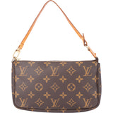 Louis Vuitton Canvas Monogram Pochette Accessoire Handbag