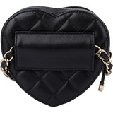 Chanel Quilted Lambskin Mini Heart Love Bumbag Crossbody Bag