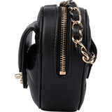 Chanel Quilted Lambskin Mini Heart Love Bumbag Crossbody Bag