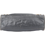 Balenciaga Grey Leather City Handbag