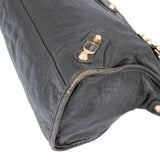 Balenciaga Grey Leather City Handbag