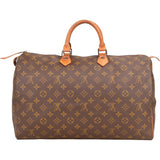 Louis Vuitton Canvas Monogram Speedy 40 Handbag - vintageandkickz