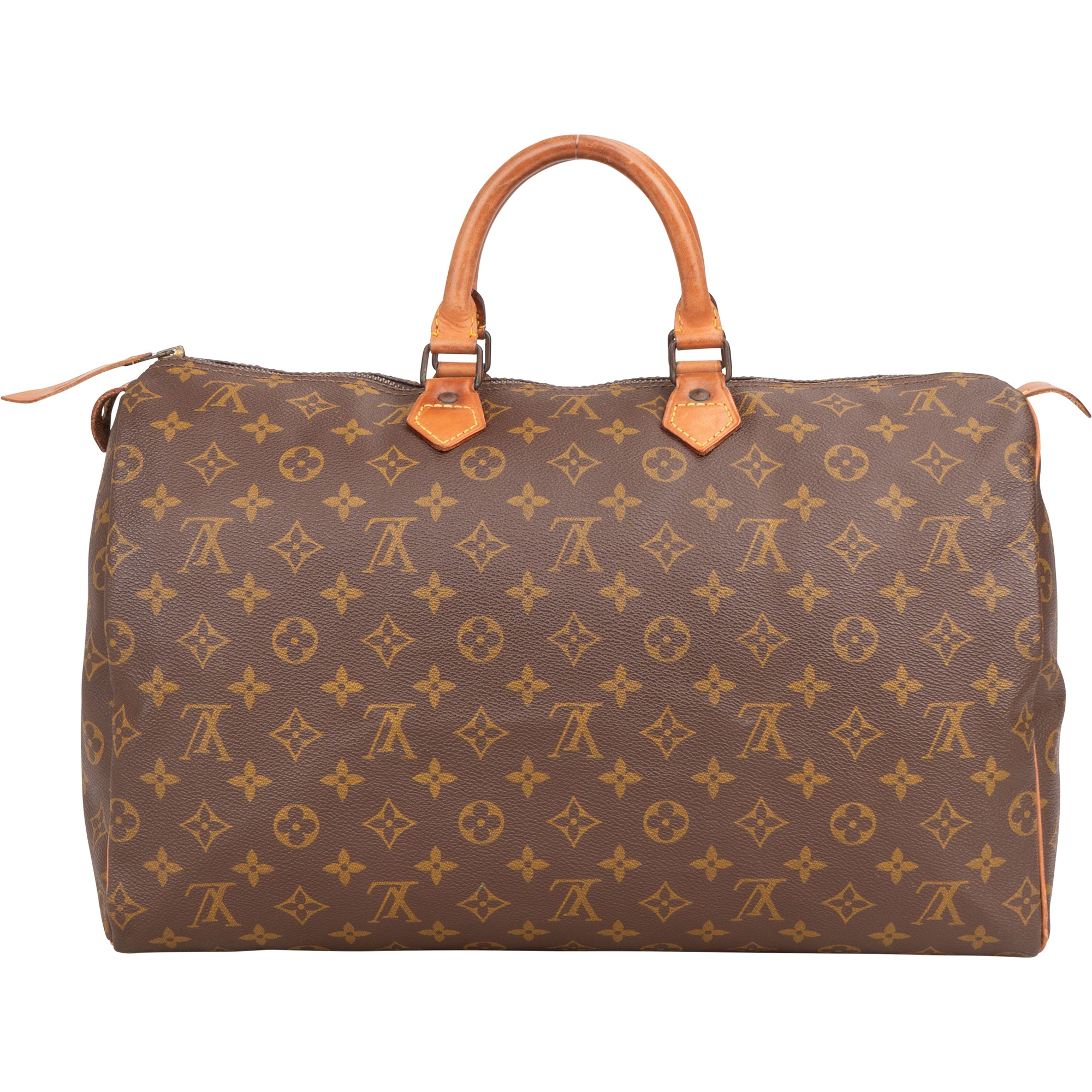 Louis Vuitton Canvas Monogram Speedy 40 Handbag - vintageandkickz