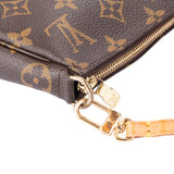 Louis Vuitton Canvas Monogram Pochette Accessoire Handbag