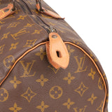 Louis Vuitton Canvas Monogram Speedy 40 Handbag - vintageandkickz