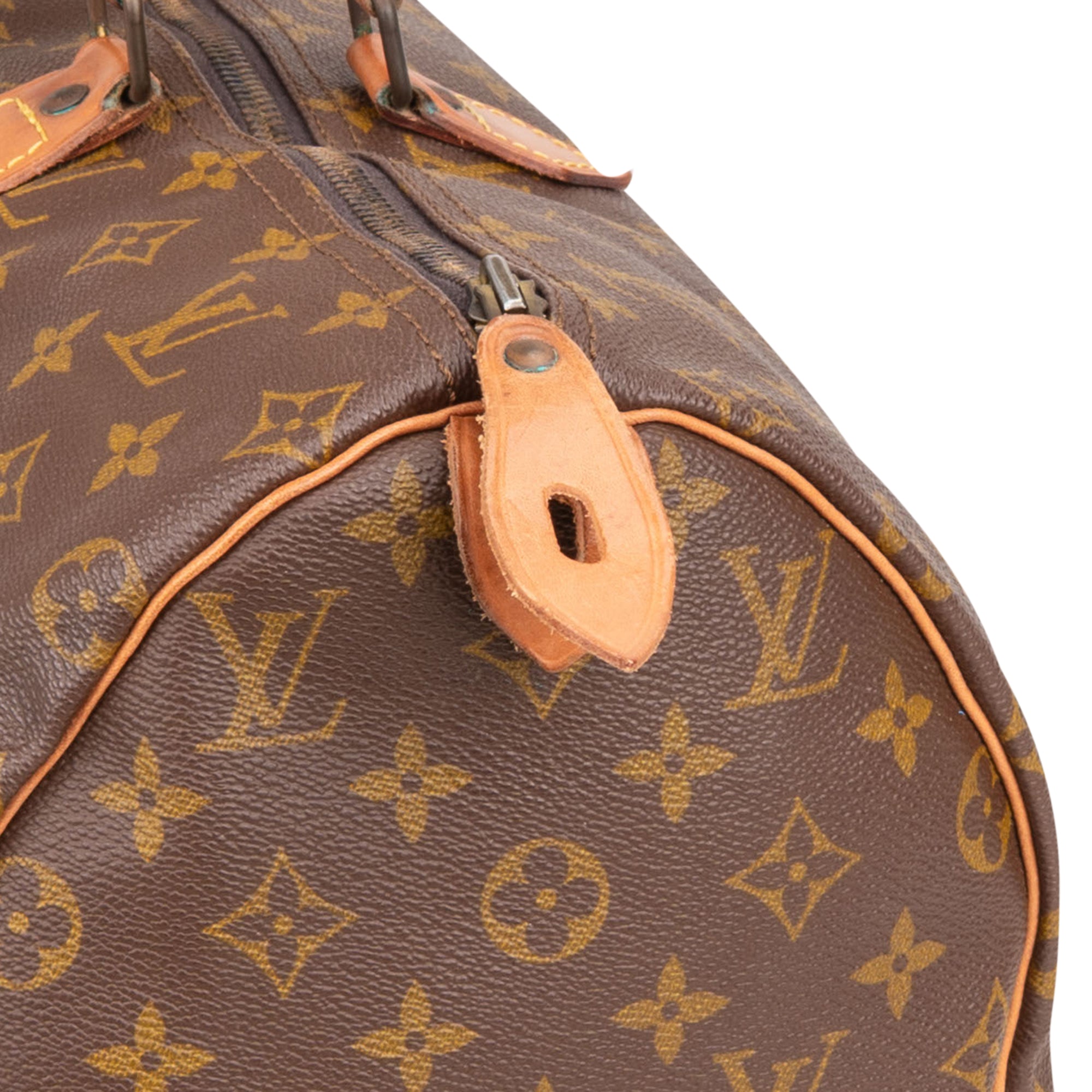 Louis Vuitton Canvas Monogram Speedy 40 Handbag - vintageandkickz