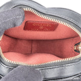 Chanel Quilted Lambskin Mini Heart Love Bumbag Crossbody Bag