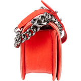 Chanel Quilted Velvet Boy Single Flap Crossbody bag