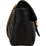 Gucci Matelassé Leather GG Marmont Crossbody Bag