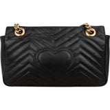 Gucci Matelassé Leather GG Marmont Crossbody Bag