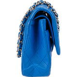 Chanel Quilted Lambskin Medium Double Flap Crossbody Bag