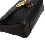 Gucci Matelassé Leather GG Marmont Crossbody Bag