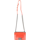 Chanel Quilted Velvet Boy Single Flap Crossbody bag