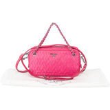 Prada Pink Quilted Nylon Crossbody Bag