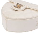 Chanel Quilted Lambskin Mini Love Heart Crossbody Bag