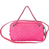 Prada Pink Quilted Nylon Crossbody Bag