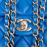 Chanel Quilted Lambskin Medium Double Flap Crossbody Bag